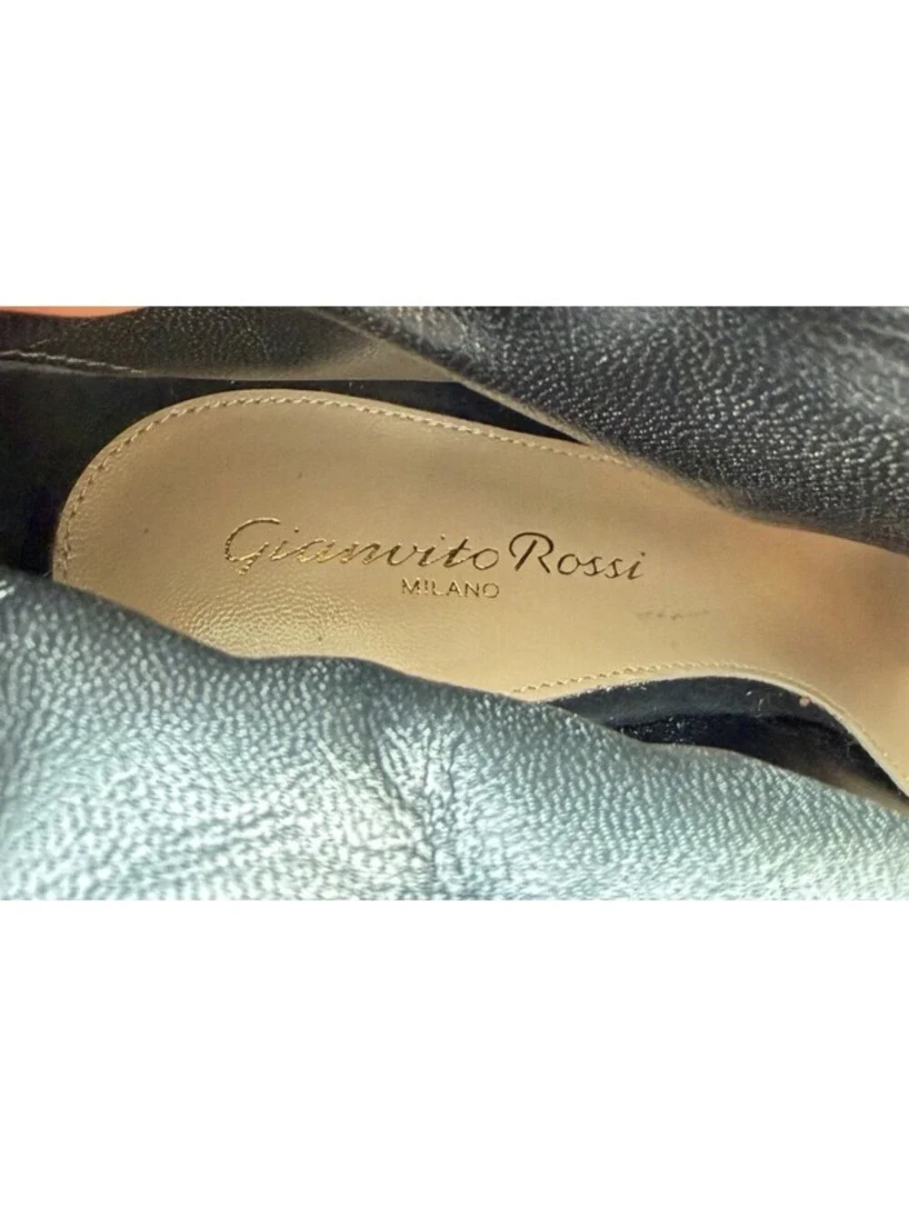 Gianvito Rossi Black Suede Stretch Strap Pointed Toe Pumps Heels EU 36.5 US 6.5